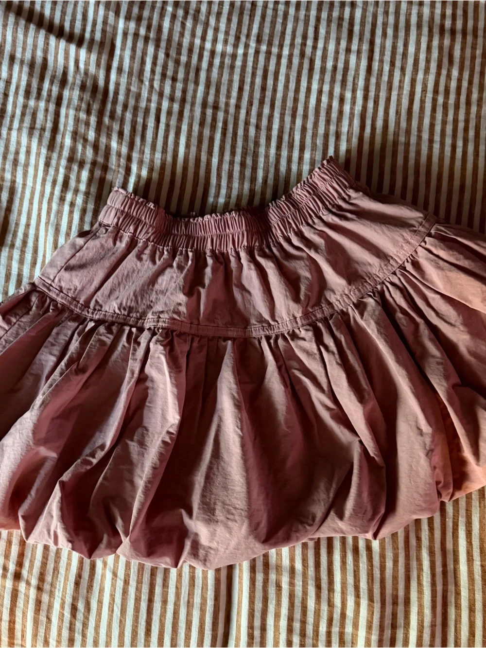 Women's Pink Bubble Mini Skirt